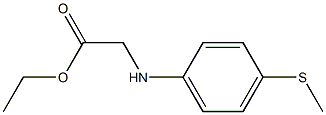 ethyl 2-{[4-(methylsulfanyl)phenyl]amino}acetate