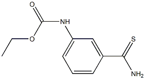 ethyl 3-(aminocarbonothioyl)phenylcarbamate 化学構造式