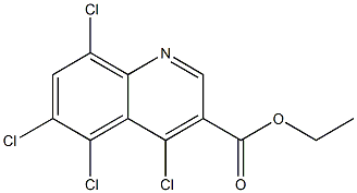 ethyl 4,5,6,8-tetrachloroquinoline-3-carboxylate Structure