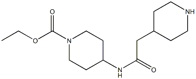 ethyl 4-[(piperidin-4-ylacetyl)amino]piperidine-1-carboxylate