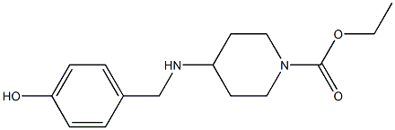 ethyl 4-{[(4-hydroxyphenyl)methyl]amino}piperidine-1-carboxylate