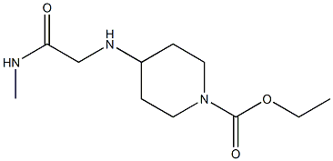 ethyl 4-{[(methylcarbamoyl)methyl]amino}piperidine-1-carboxylate