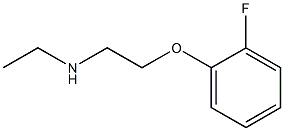 ethyl[2-(2-fluorophenoxy)ethyl]amine Structure