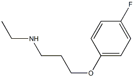ethyl[3-(4-fluorophenoxy)propyl]amine,,结构式