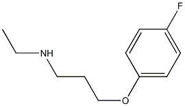 ethyl[3-(4-fluorophenoxy)propyl]amine Struktur