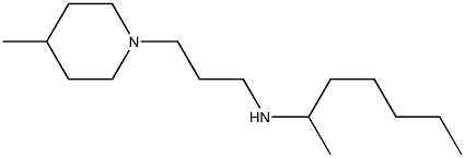 heptan-2-yl[3-(4-methylpiperidin-1-yl)propyl]amine Struktur