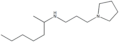 heptan-2-yl[3-(pyrrolidin-1-yl)propyl]amine Structure