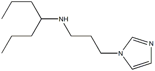 heptan-4-yl[3-(1H-imidazol-1-yl)propyl]amine,,结构式