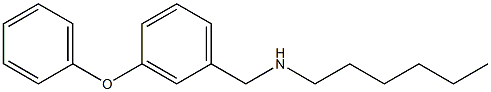 hexyl[(3-phenoxyphenyl)methyl]amine,,结构式