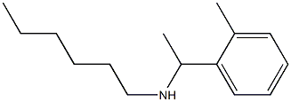 hexyl[1-(2-methylphenyl)ethyl]amine Structure