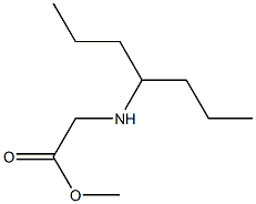 methyl 2-(heptan-4-ylamino)acetate