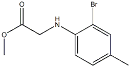 methyl 2-[(2-bromo-4-methylphenyl)amino]acetate|