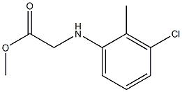 methyl 2-[(3-chloro-2-methylphenyl)amino]acetate|