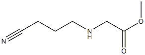 methyl 2-[(3-cyanopropyl)amino]acetate Struktur