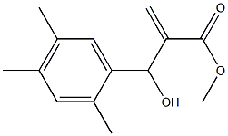 methyl 2-[hydroxy(2,4,5-trimethylphenyl)methyl]prop-2-enoate Structure
