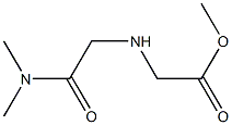 methyl 2-{[(dimethylcarbamoyl)methyl]amino}acetate,,结构式