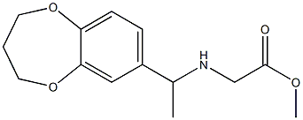 methyl 2-{[1-(3,4-dihydro-2H-1,5-benzodioxepin-7-yl)ethyl]amino}acetate