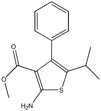 methyl 2-amino-4-phenyl-5-(propan-2-yl)thiophene-3-carboxylate