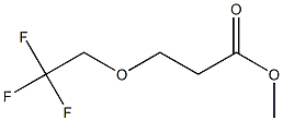 methyl 3-(2,2,2-trifluoroethoxy)propanoate,,结构式