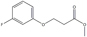 methyl 3-(3-fluorophenoxy)propanoate