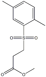 methyl 3-[(2,5-dimethylbenzene)sulfonyl]propanoate