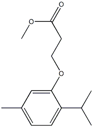  methyl 3-[5-methyl-2-(propan-2-yl)phenoxy]propanoate