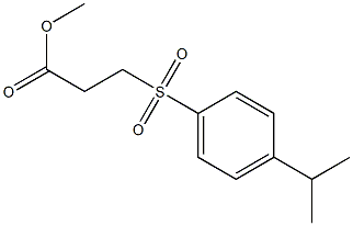methyl 3-{[4-(propan-2-yl)benzene]sulfonyl}propanoate