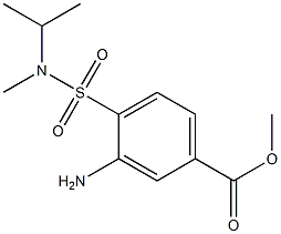 methyl 3-amino-4-[methyl(propan-2-yl)sulfamoyl]benzoate Structure