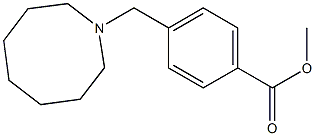 methyl 4-(azocan-1-ylmethyl)benzoate,,结构式