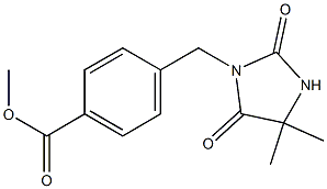  methyl 4-[(4,4-dimethyl-2,5-dioxoimidazolidin-1-yl)methyl]benzoate