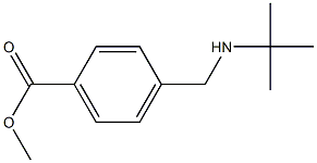 methyl 4-[(tert-butylamino)methyl]benzoate Struktur