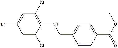 methyl 4-{[(4-bromo-2,6-dichlorophenyl)amino]methyl}benzoate