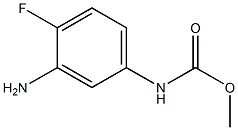 methyl N-(3-amino-4-fluorophenyl)carbamate,,结构式
