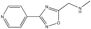 methyl({[3-(pyridin-4-yl)-1,2,4-oxadiazol-5-yl]methyl})amine Struktur