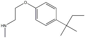 methyl({2-[4-(2-methylbutan-2-yl)phenoxy]ethyl})amine Structure