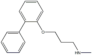 methyl[3-(2-phenylphenoxy)propyl]amine,,结构式