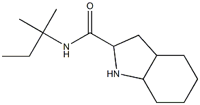  N-(1,1-dimethylpropyl)octahydro-1H-indole-2-carboxamide