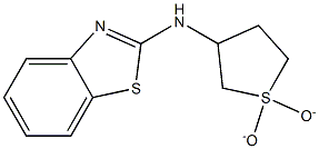 N-(1,1-dioxidotetrahydrothien-3-yl)-1,3-benzothiazol-2-amine Struktur