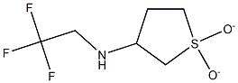 N-(1,1-dioxidotetrahydrothien-3-yl)-N-(2,2,2-trifluoroethyl)amine Struktur