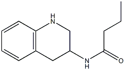 N-(1,2,3,4-tetrahydroquinolin-3-yl)butanamide Structure