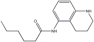 N-(1,2,3,4-tetrahydroquinolin-5-yl)hexanamide,,结构式