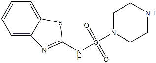 N-(1,3-benzothiazol-2-yl)piperazine-1-sulfonamide Structure