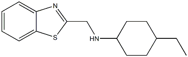 N-(1,3-benzothiazol-2-ylmethyl)-4-ethylcyclohexan-1-amine Struktur