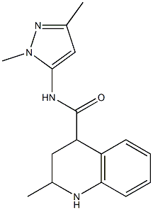 N-(1,3-dimethyl-1H-pyrazol-5-yl)-2-methyl-1,2,3,4-tetrahydroquinoline-4-carboxamide|