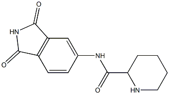  N-(1,3-dioxo-2,3-dihydro-1H-isoindol-5-yl)piperidine-2-carboxamide