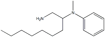 N-(1-aminononan-2-yl)-N-methylaniline Structure