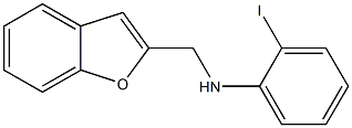 N-(1-benzofuran-2-ylmethyl)-2-iodoaniline Structure