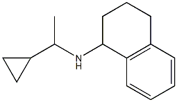 N-(1-cyclopropylethyl)-1,2,3,4-tetrahydronaphthalen-1-amine|