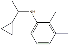 N-(1-cyclopropylethyl)-2,3-dimethylaniline Struktur