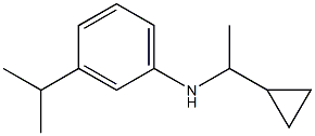  N-(1-cyclopropylethyl)-3-(propan-2-yl)aniline